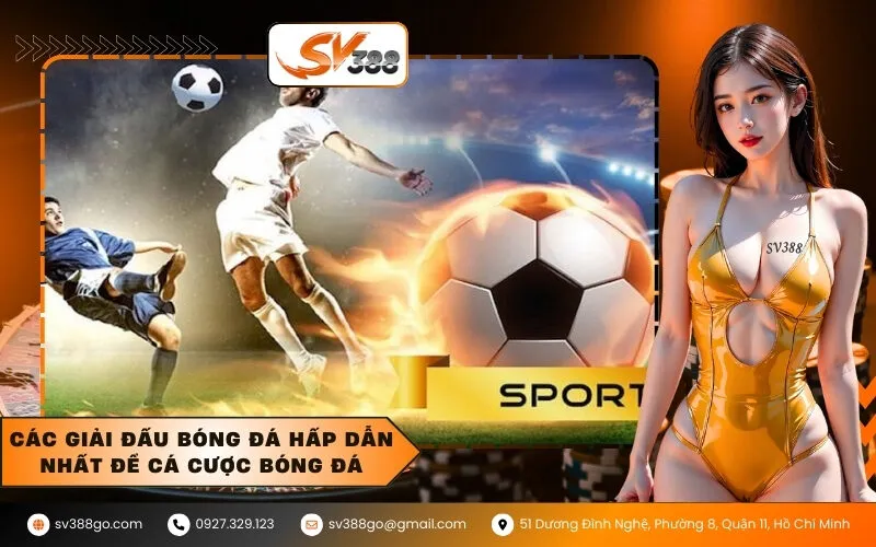 Các giải đấu bóng đá hấp dẫn nhất để cá cược bóng đá