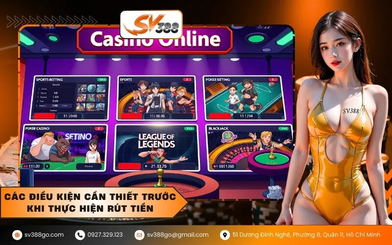 Các Điều Kiện Cần Thiết Trước Khi Thực Hiện Rút Tiền