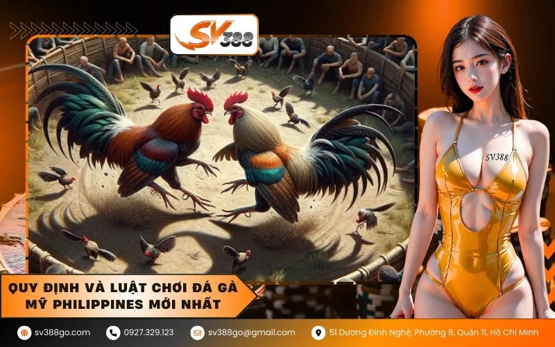 Quy định và luật chơi đá gà Mỹ Philippines mới nhất