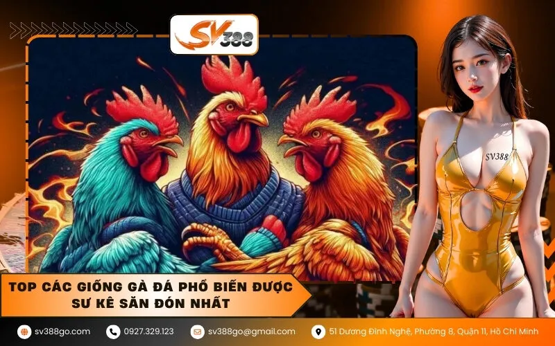 Top các giống gà đá phổ biến được sư kê săn đón nhất