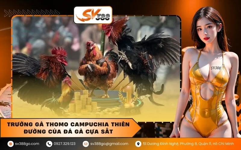 Trường gà Thomo Campuchia thiên đường của đá gà cựa sắt